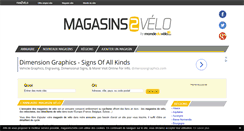 Desktop Screenshot of magasins2velo.com
